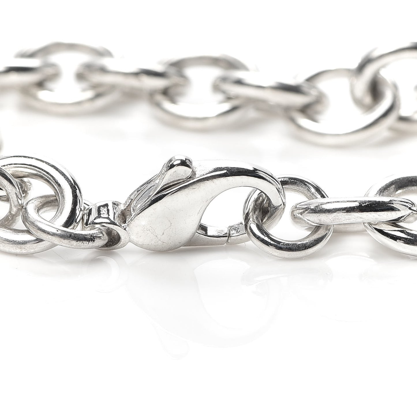 Sterling Silver Flower Charm Bracelet