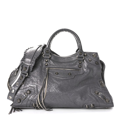 Balenciaga Agneau Arena Neo Cagole City Handbag Dark Grey 1 of 11