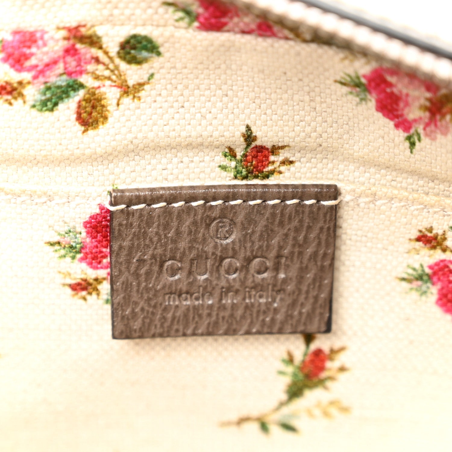 Gucci GG Supreme Monogram Web Neo Vintage Shoulder Bag Beige New Acero Crop 6 of 10