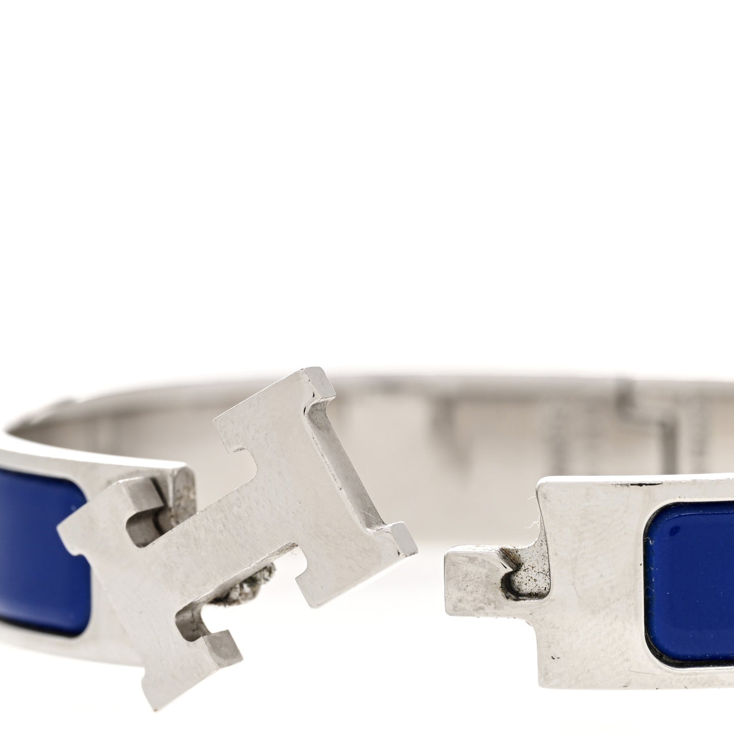 Narrow Enamel Clic Clac H Bracelet PM Bleu Royal