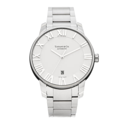 Tiffany Stainless Steel 42mm Atlas Automatic Watch 1 of 4