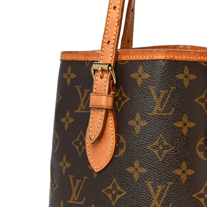 Louis Vuitton Monogram Petit Bucket 23 23 of 35