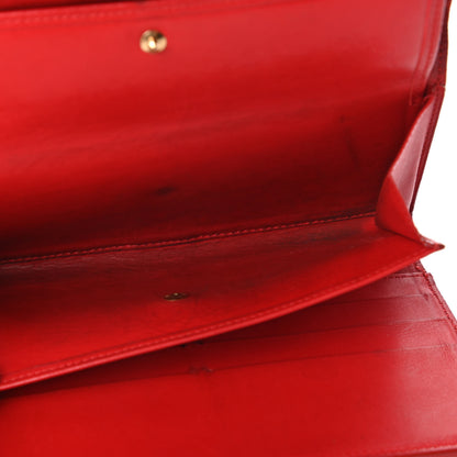 Louis Vuitton Vernis Porte Tresor International Wallet Rouge 11 of 14