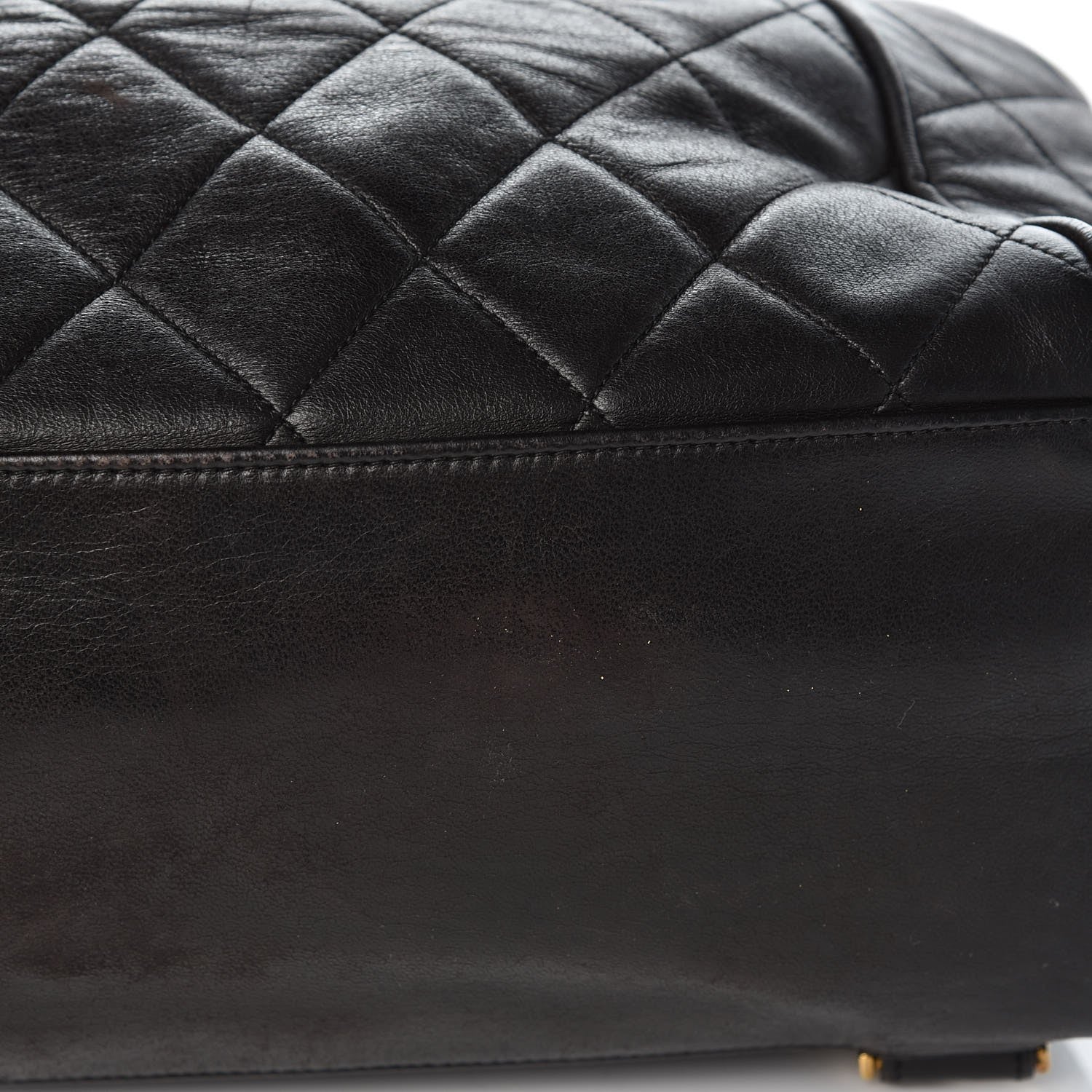 Chanel Lambskin Quilted Backpack Black 9 of 9