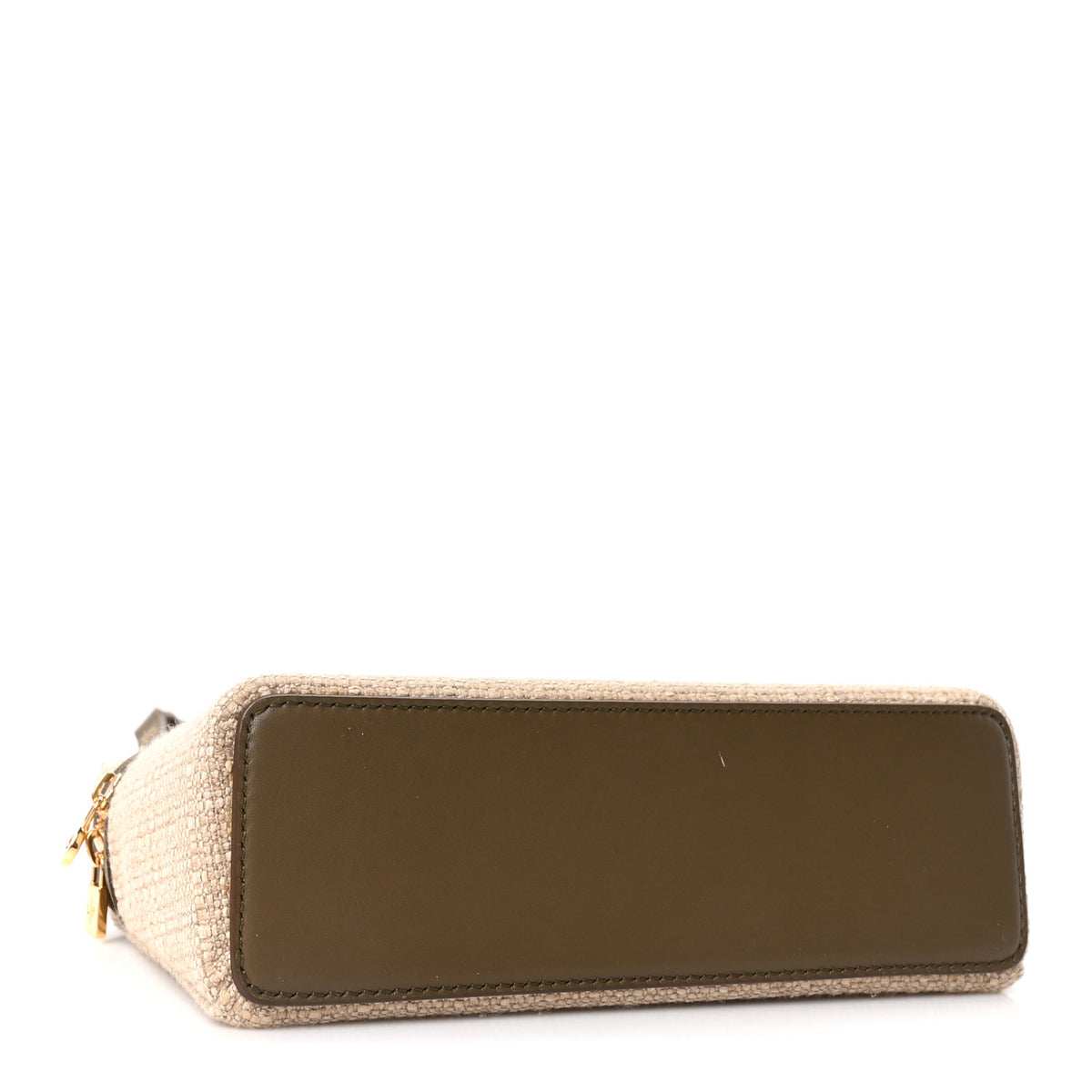 Loro Piana Cashmere Lotus Flower Silk L19 Extra Pocket Pouch Pale Wheat Salty Capers 4 of 9