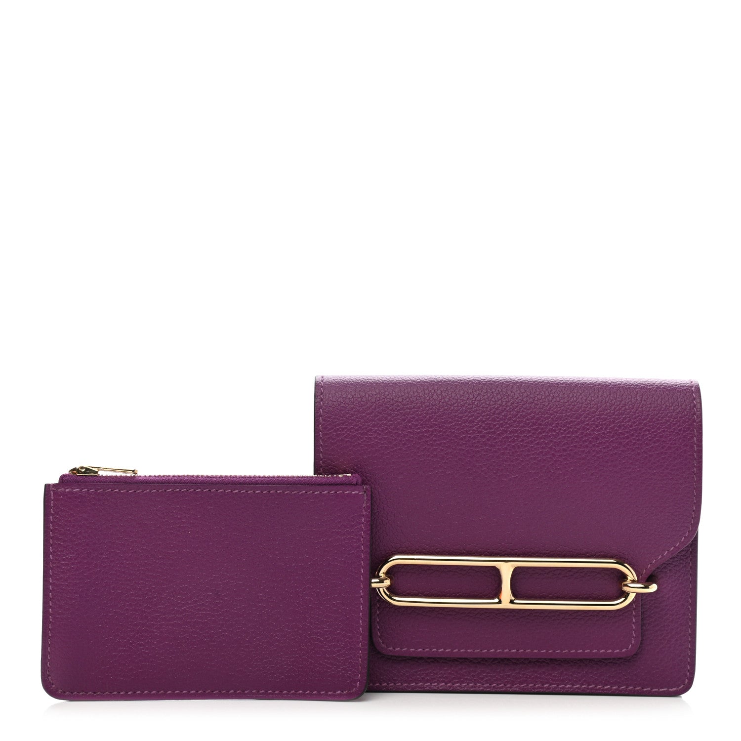 Hermes Evercolor Roulis Slim Wallet Anemone 3 of 9