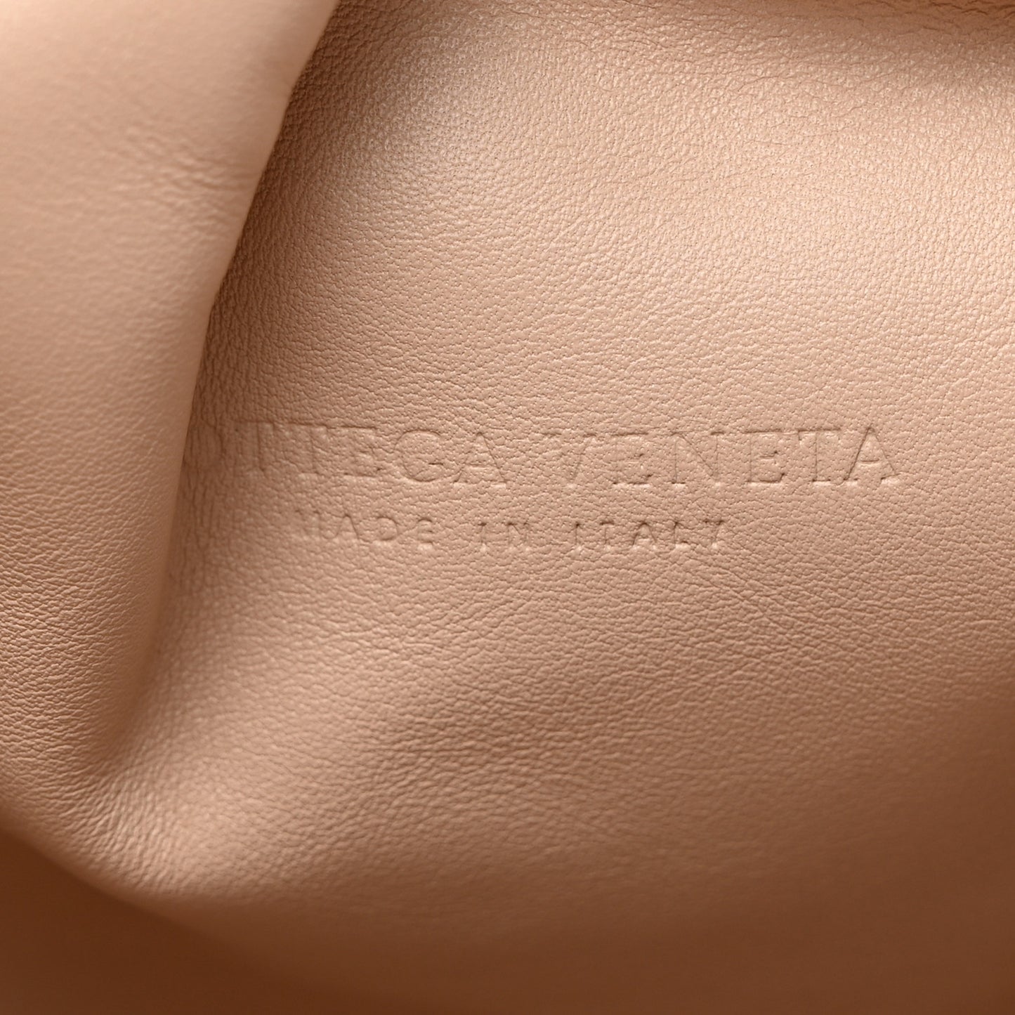 Smooth Butter Calf The Pouch Oversized Clutch Nude