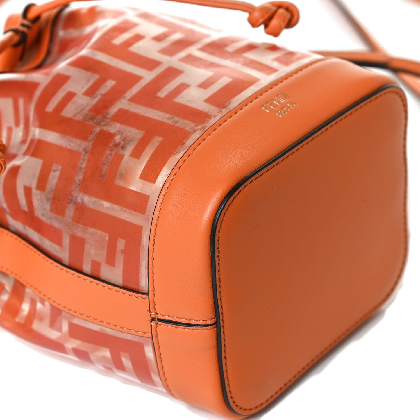 TPU FF Vitello Grace F is Fendi Mini Mon Tresor Bucket Bag Aranciata