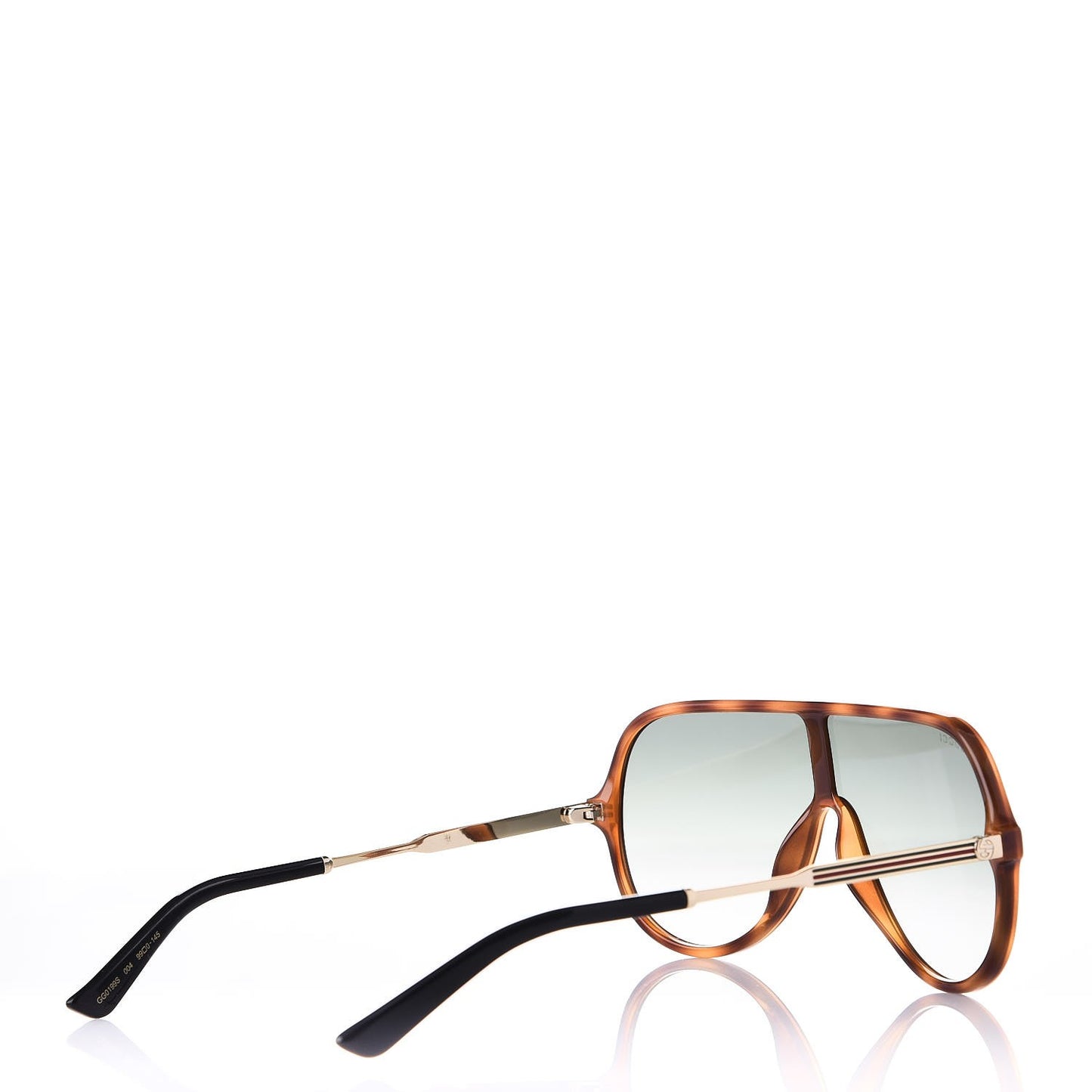 Shield Sunglasses GG0199S Tortoiseshell