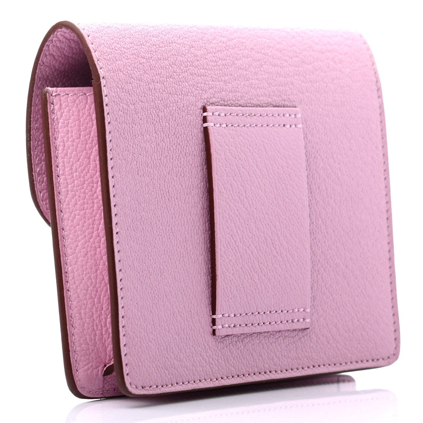Chevre Mysore Roulis Slim Wallet Mauve Sylvestre