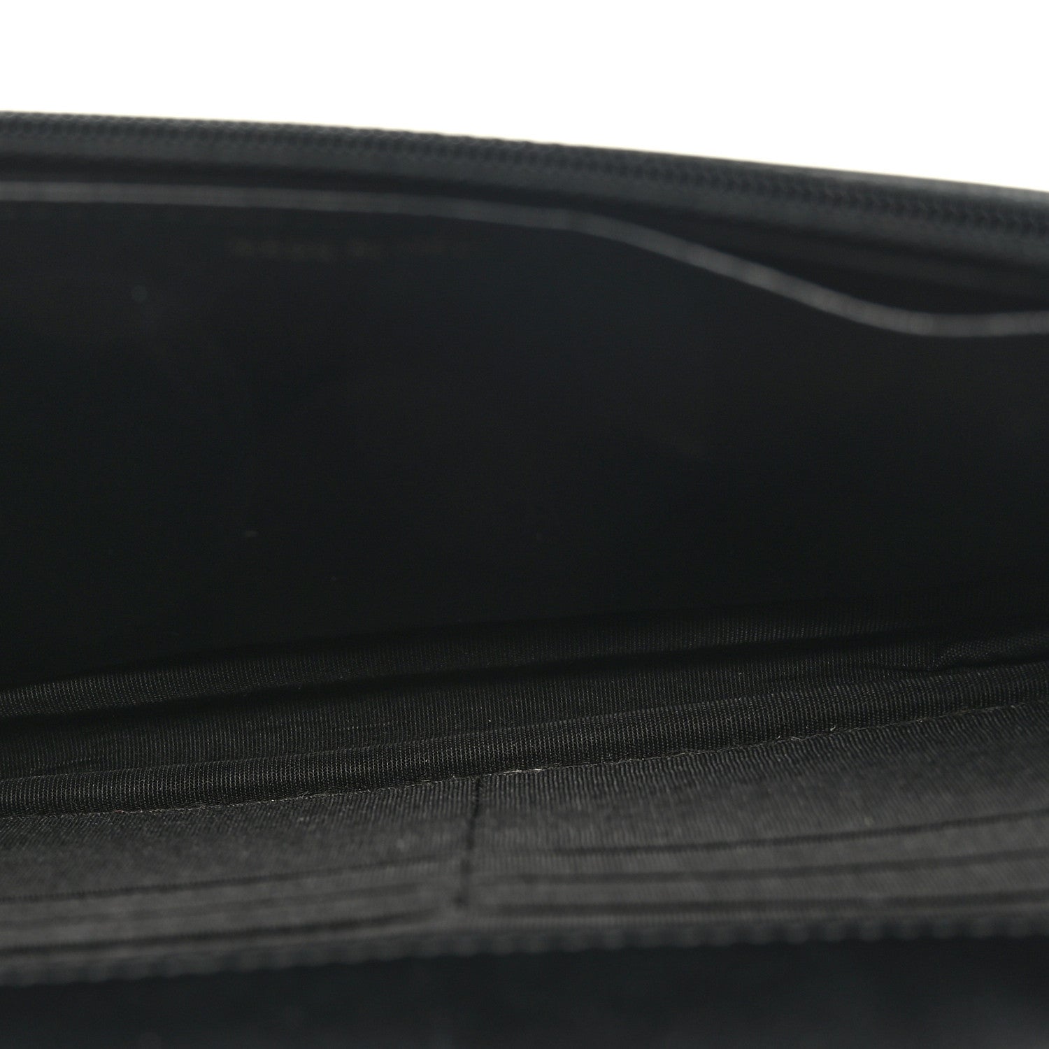 Chanel Lambskin Quilted Double Stitch Tassel Wallet On Chain WOC Black 5 of 10