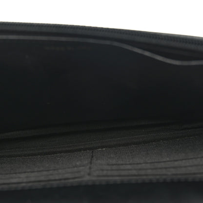 Chanel Lambskin Quilted Double Stitch Tassel Wallet On Chain WOC Black 5 of 10