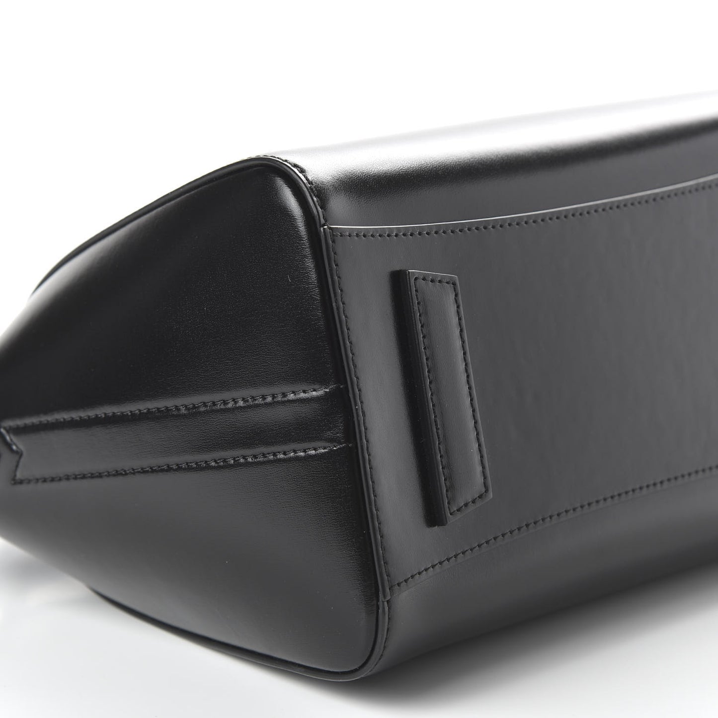 Shiny Lord Calfskin Small Antigona Black