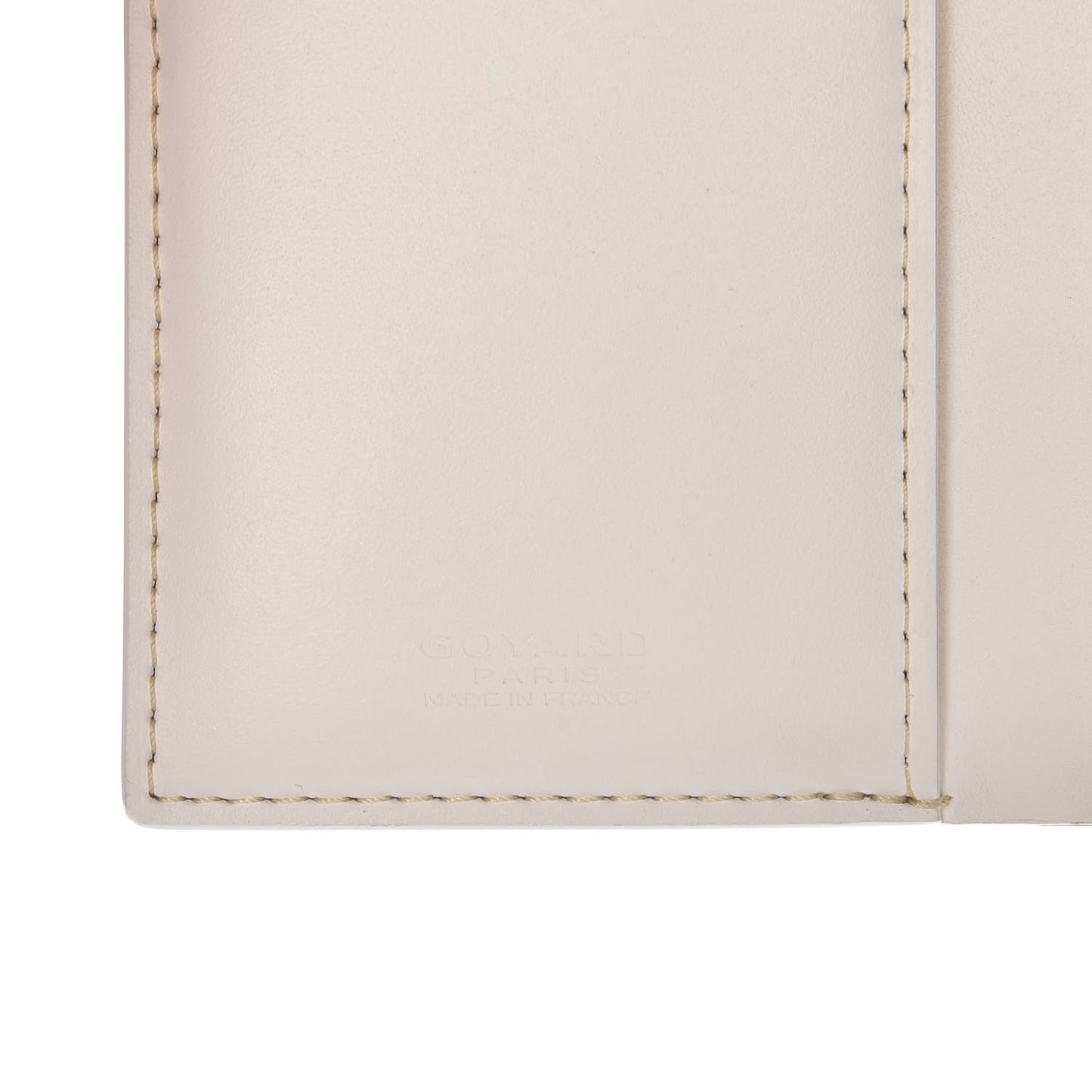 Goyardine Saint Pierre Card Holder White
