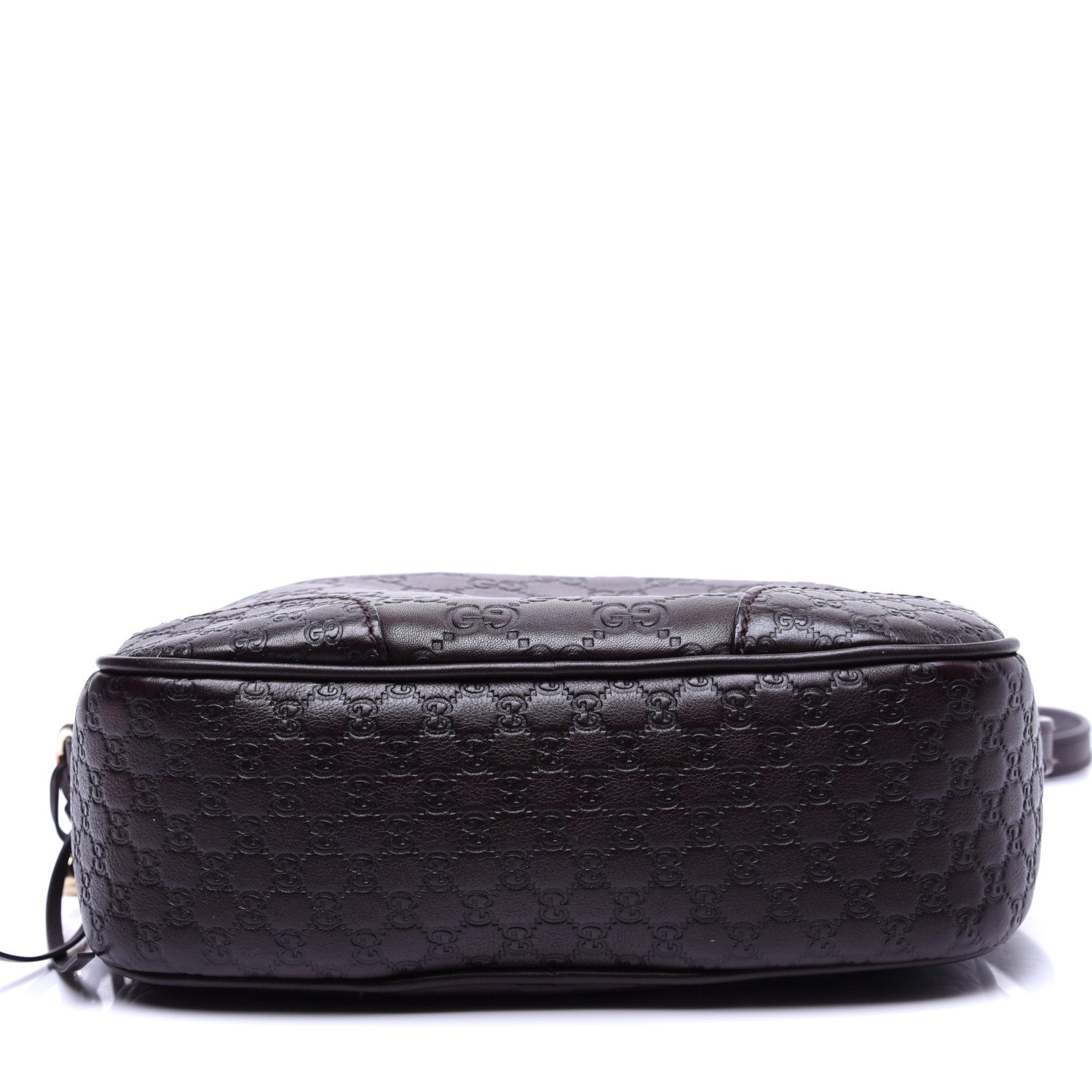 Gucci Guccissima Mini Bree Messenger Bag Chocolate 10 of 12