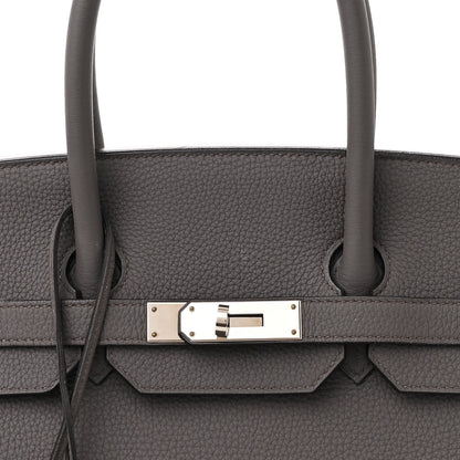 Hermes Togo Birkin 35 Etain 8 of 16