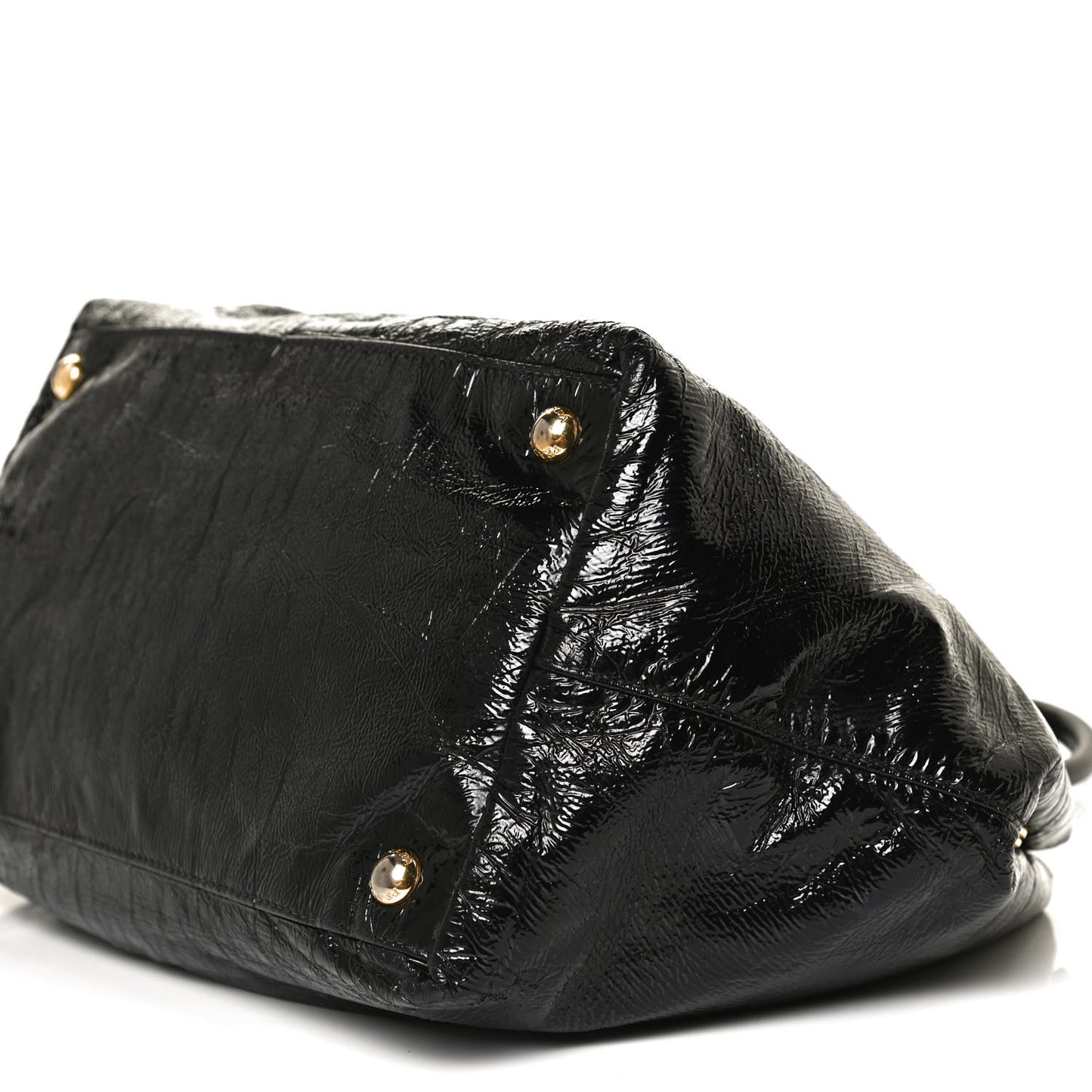 Vernice Bow Tote Black