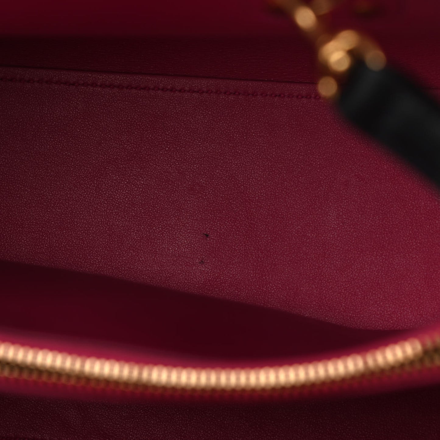 Calfskin Small Sac De Jour Black Fuchsia