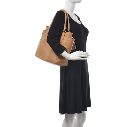 Prada Vitello Daino Side Pocket Tote Sughero 2 of 16