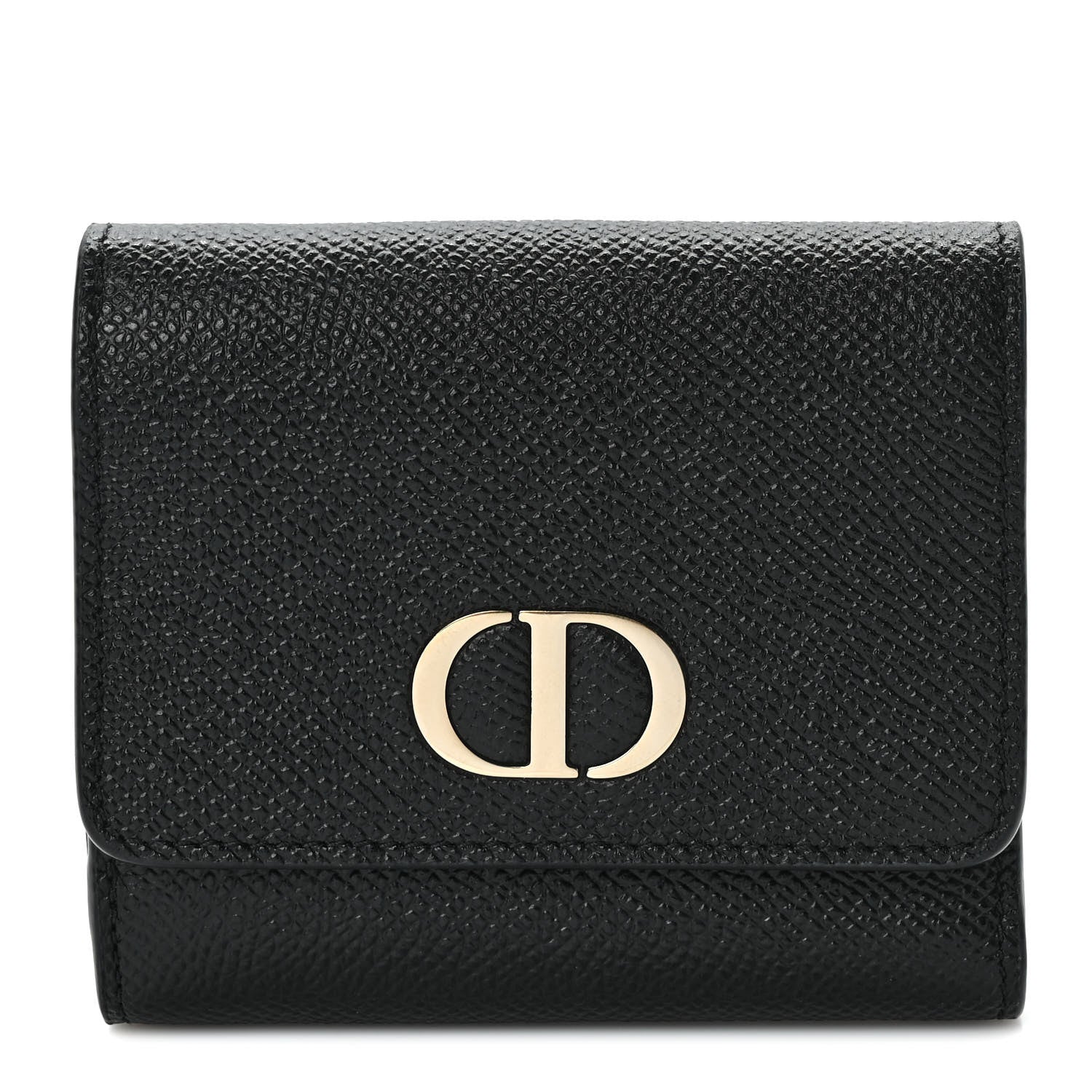 Christian Dior Calfskin 30 Montaigne Wallet Black 1 of 6