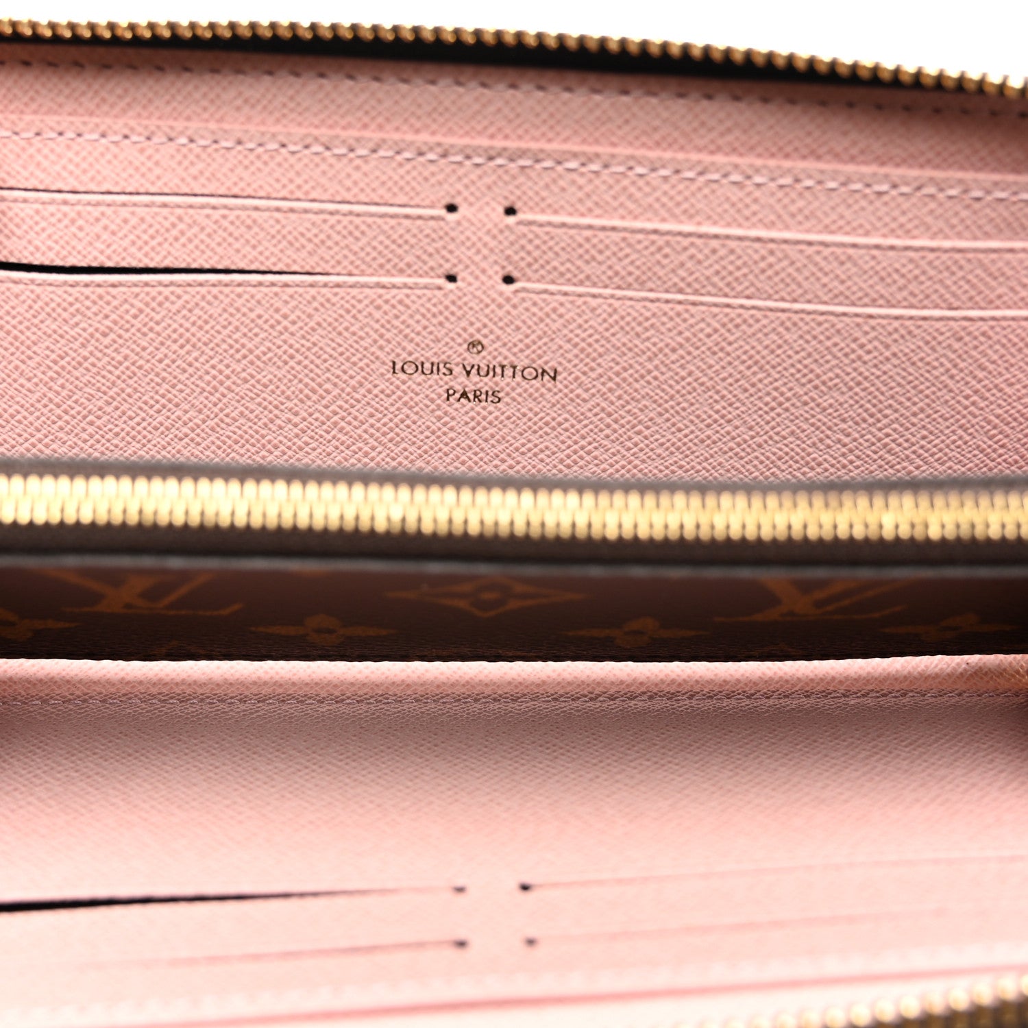Louis Vuitton Monogram Clemence Wallet Rose Ballerine 5 of 6