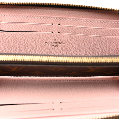 Louis Vuitton Monogram Clemence Wallet Rose Ballerine 5 of 6