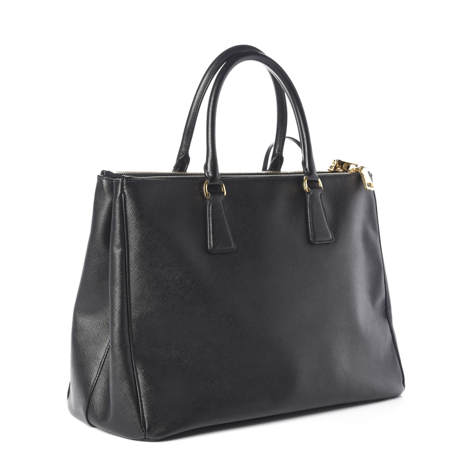 Prada Saffiano Large Galleria Double Zip Tote Black 3 of 9