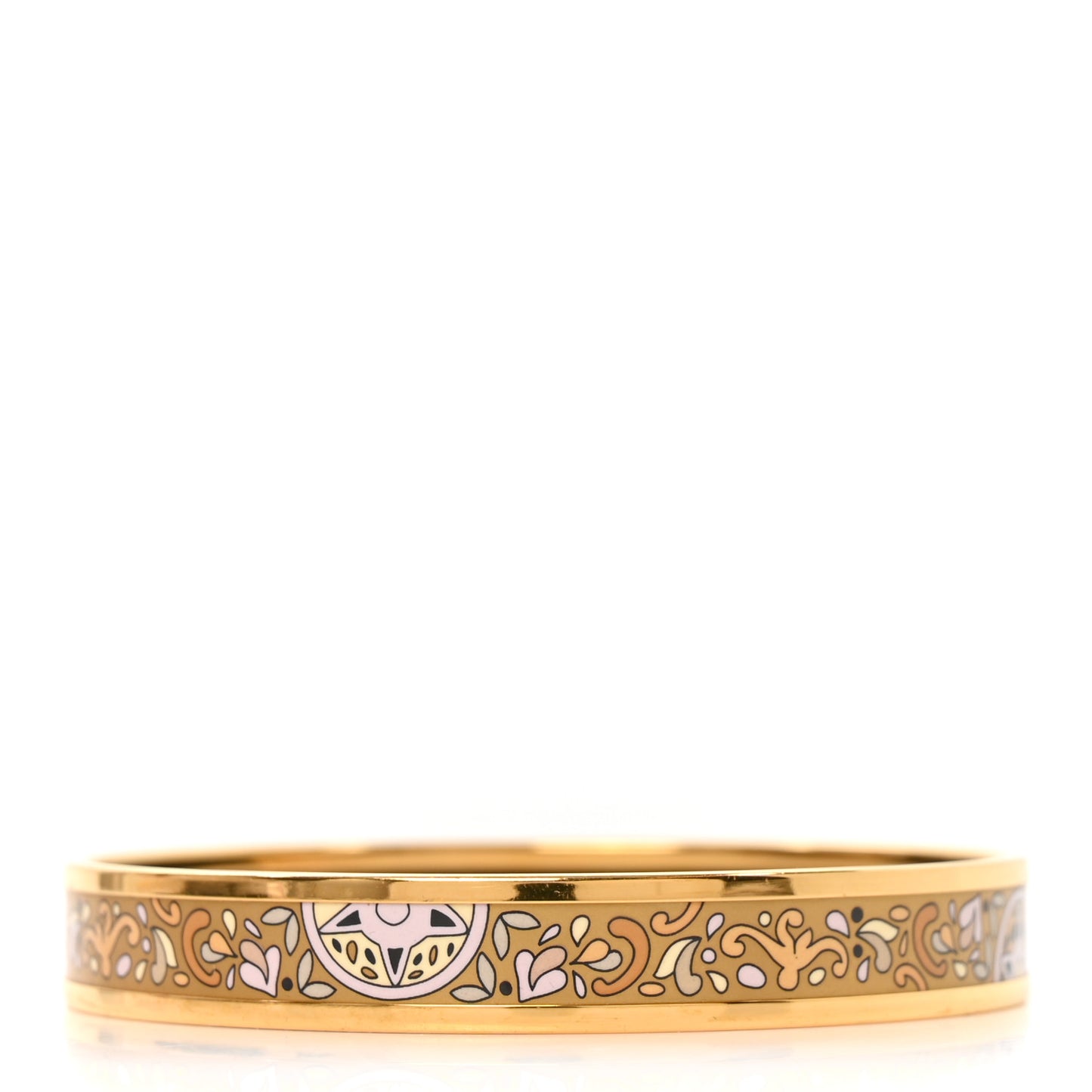 Enamel Printed Narrow Concours d'Etriers Bracelet 70