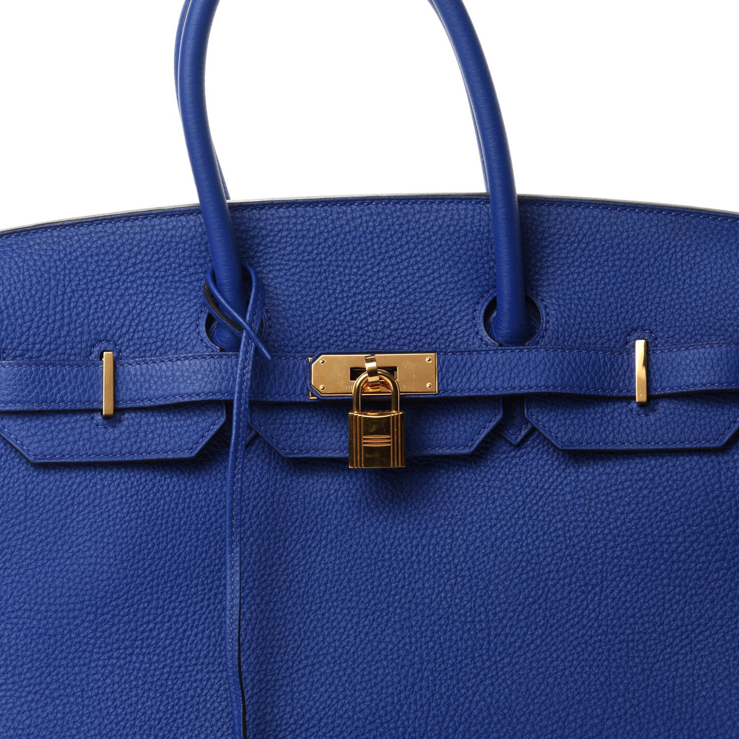 Hermes Togo Birkin 35 Bleu Electrique 10 of 10