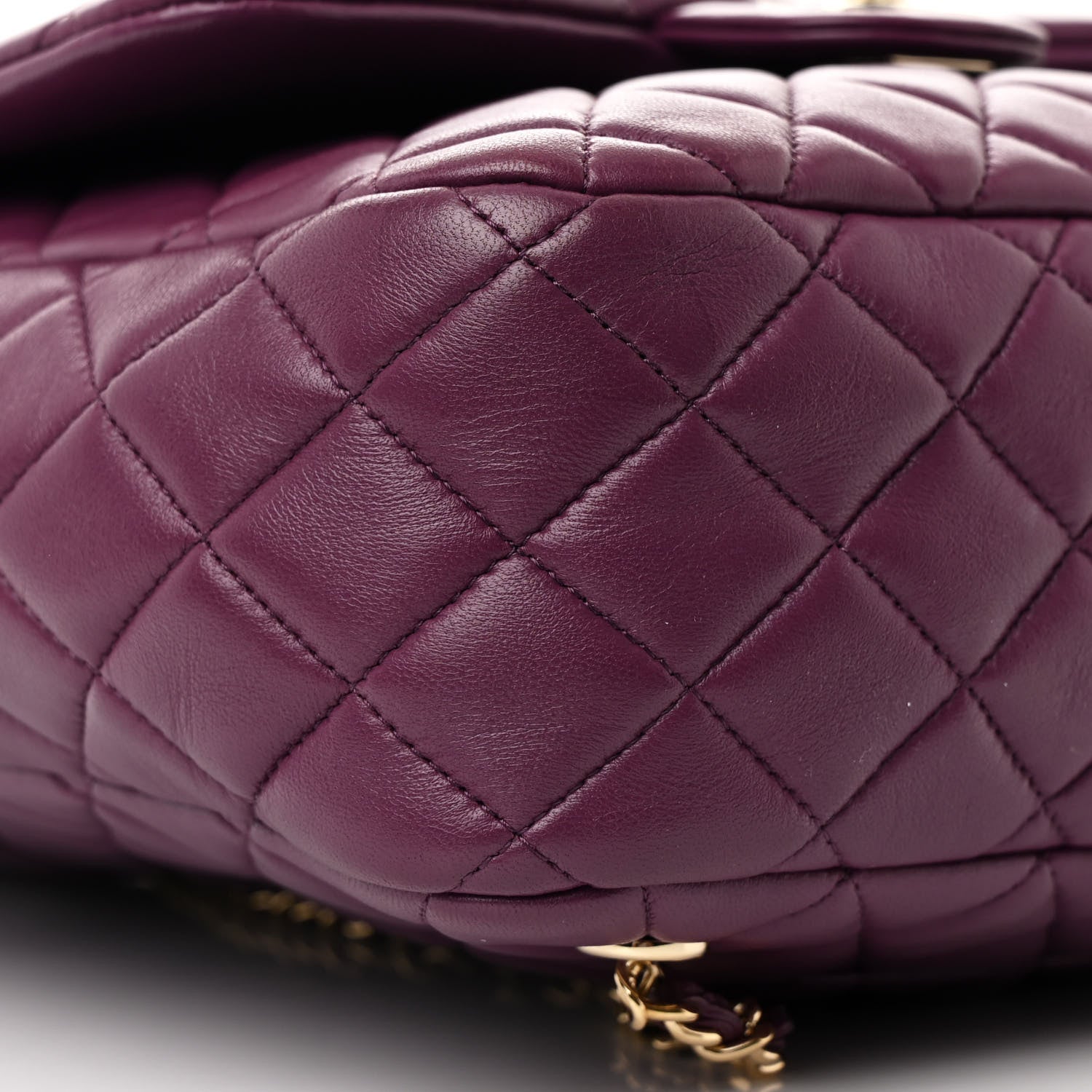 Chanel Lambskin Quilted Large in Seoul Backpack Purple 9 of 10