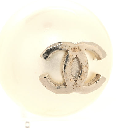 Chanel Pearl CC Chain Drop Earrings Gold 3 of 3