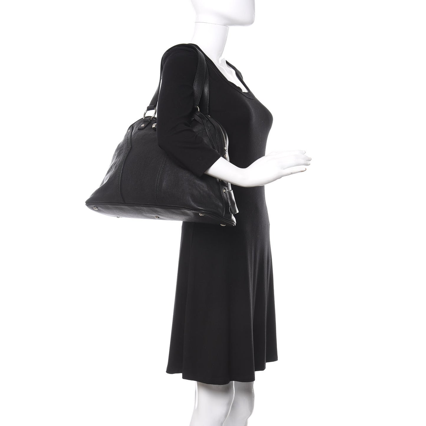 Calfskin Large Muse Black