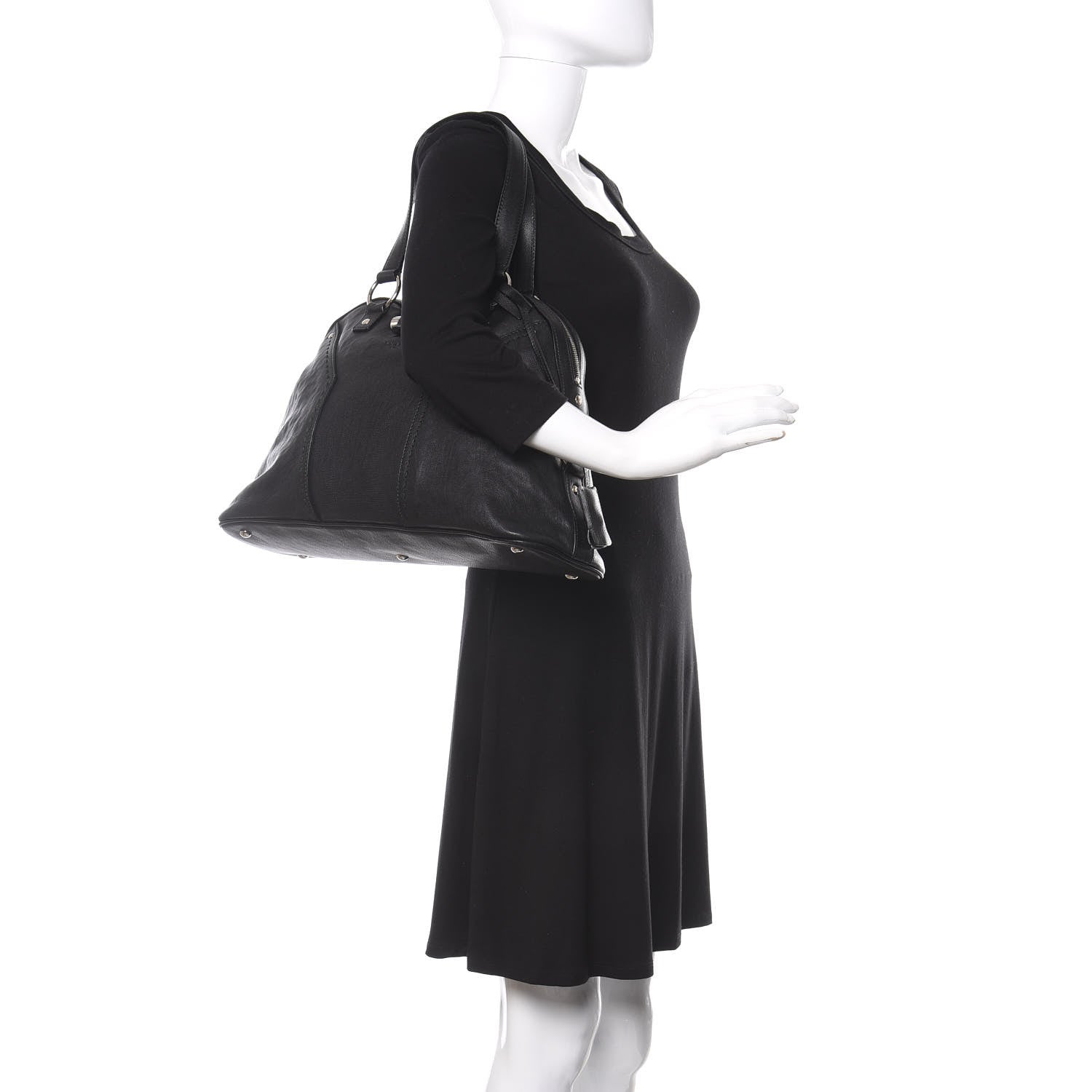 Saint Laurent Calfskin Large Muse Black 2 of 9