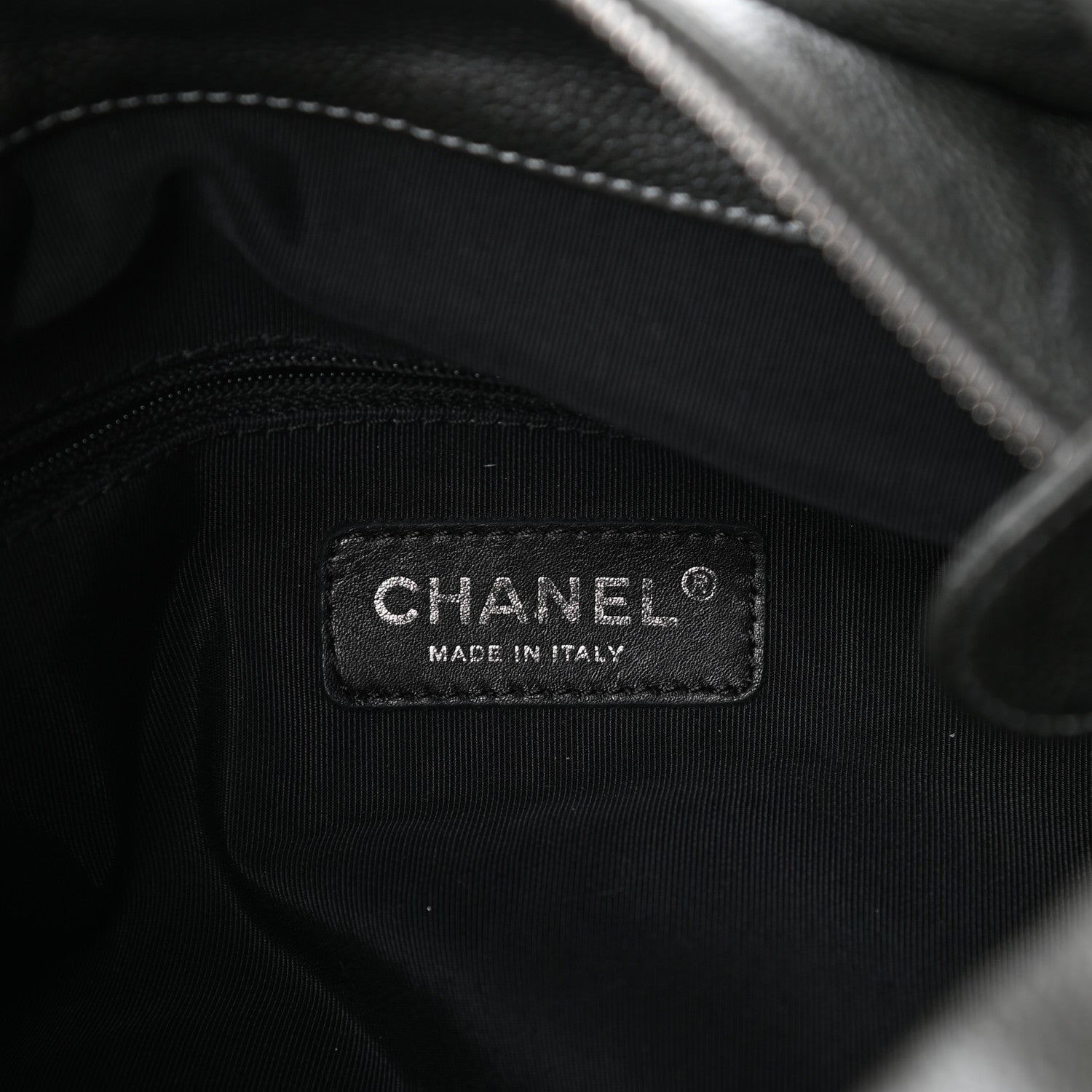 Chanel Metallic Caviar 31 Hobo Grey 6 of 10