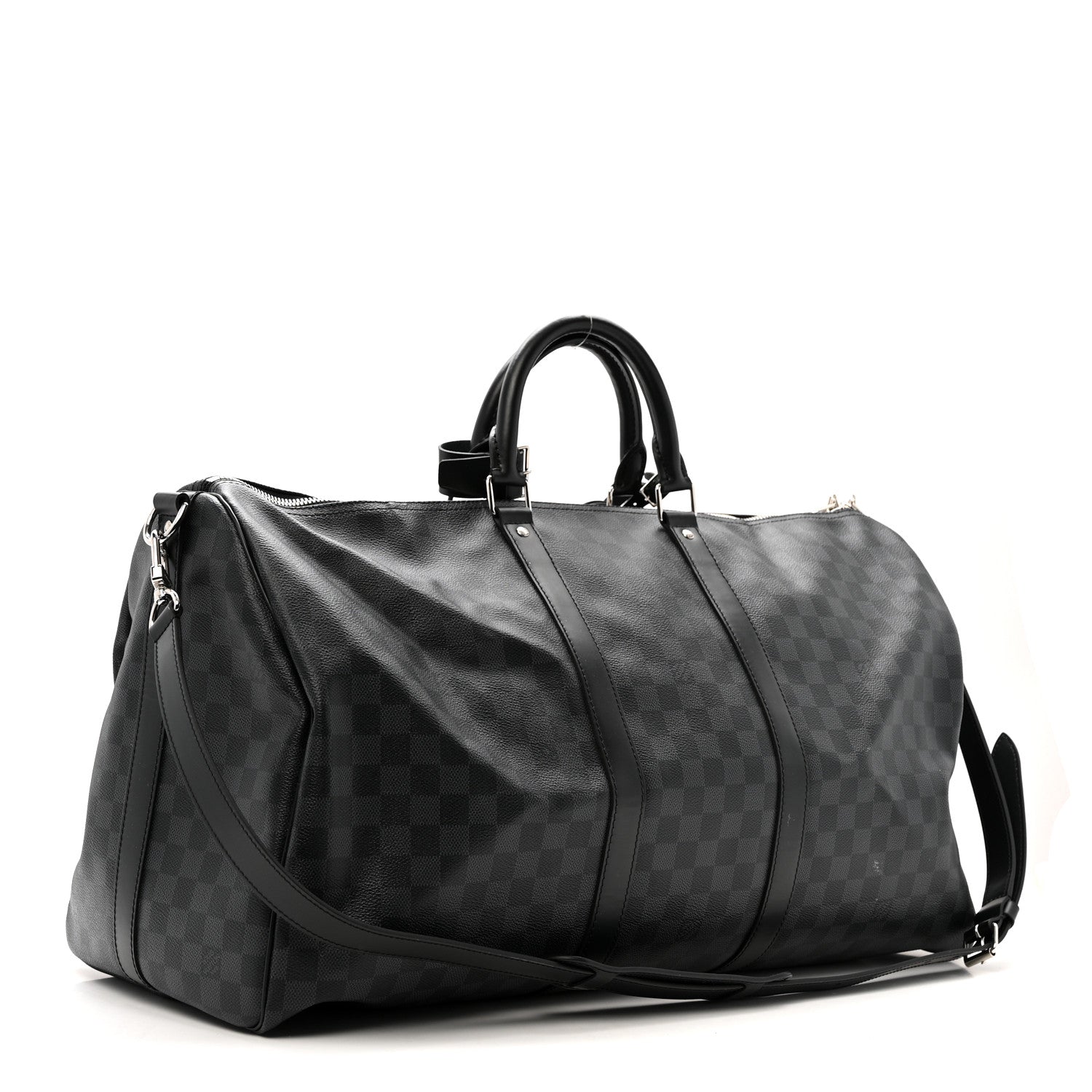 Louis Vuitton Damier Graphite Keepall Bandouliere 55 2 of 12
