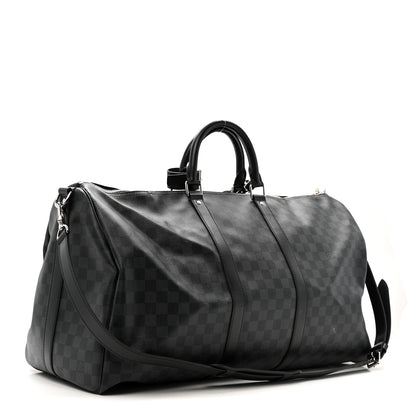 Louis Vuitton Damier Graphite Keepall Bandouliere 55 2 of 12