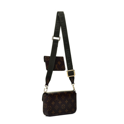 Louis Vuitton Monogram Felicie Strap & Go Kaki 3 of 9