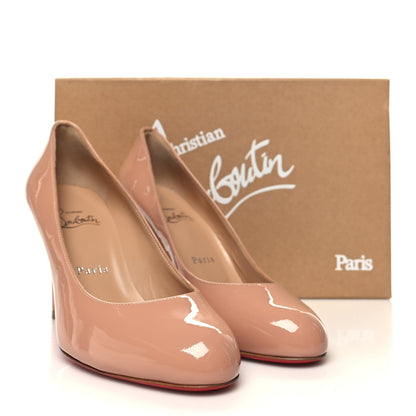Christian Louboutin Patent Simple 100 Pumps 37 Nude 9 of 9