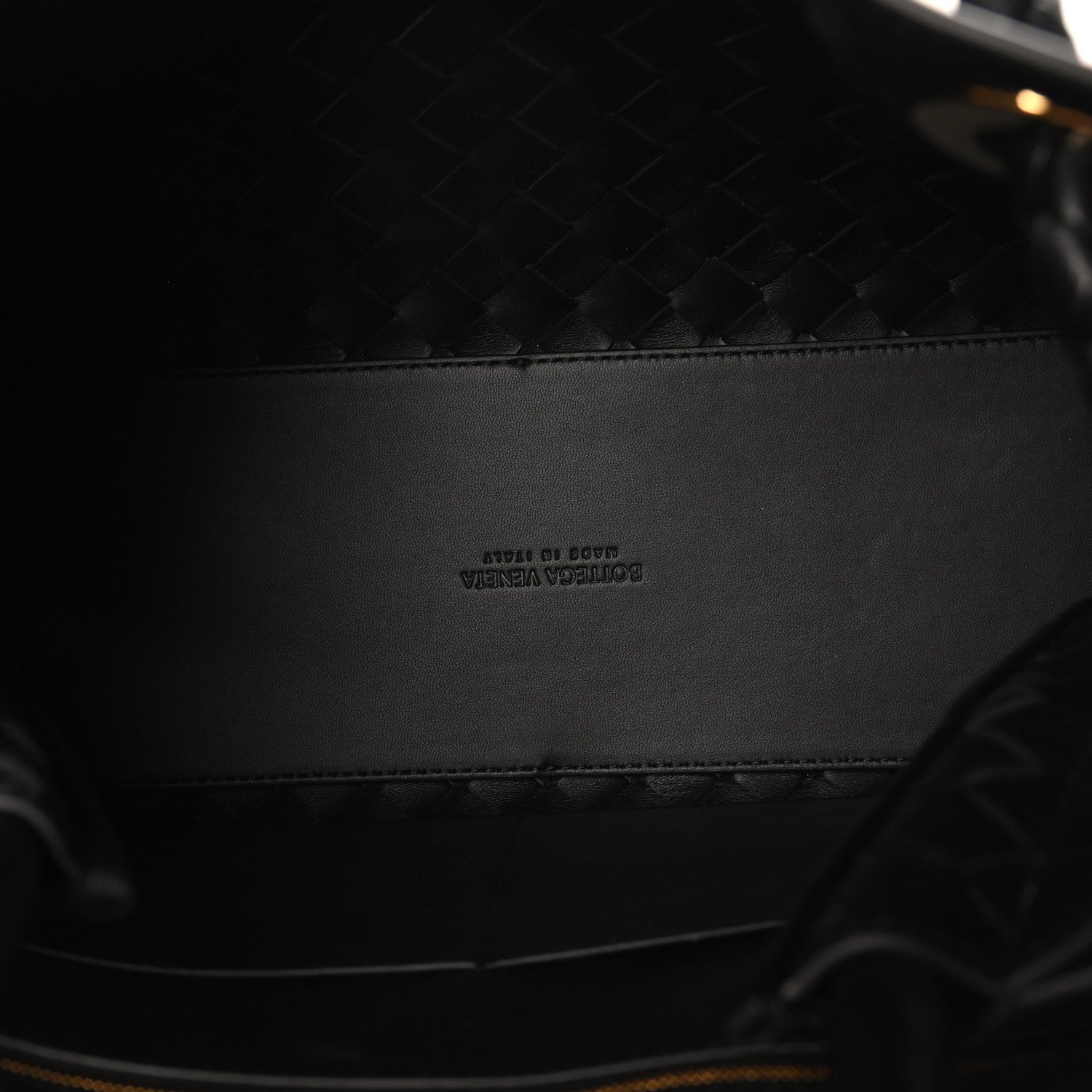 Bottega Veneta Nappa Intrecciato Medium Andiamo Shoulder Bag Black 5 of 9