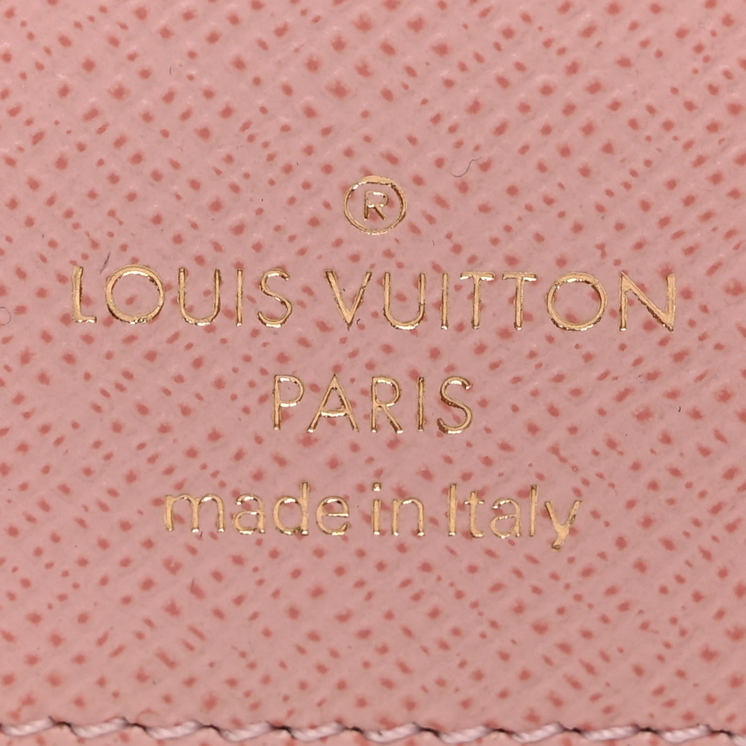 Louis Vuitton Damier Ebene Victorine Wallet Rose Ballerine 6 of 6