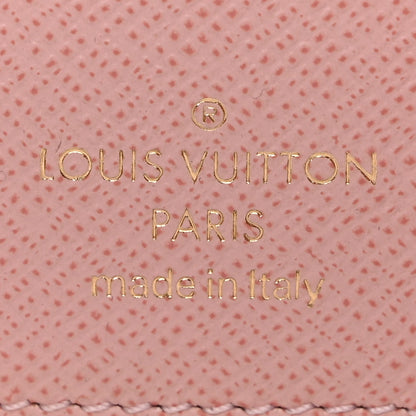 Louis Vuitton Damier Ebene Victorine Wallet Rose Ballerine 6 of 6