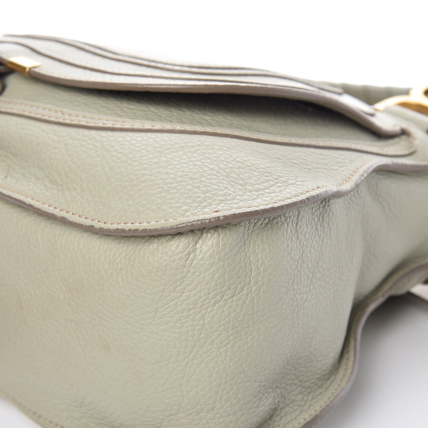 Calfskin Medium Marcie Satchel Baobab Green