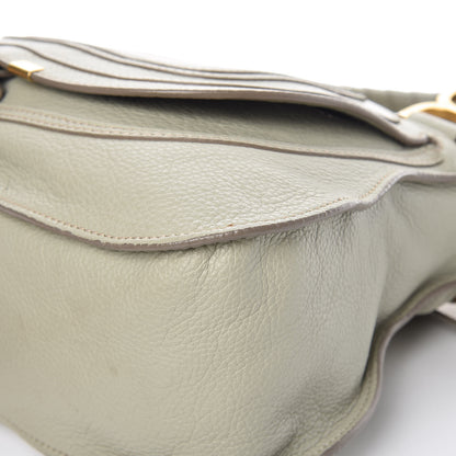 Chloe Calfskin Medium Marcie Satchel Baobab Green 6 of 19