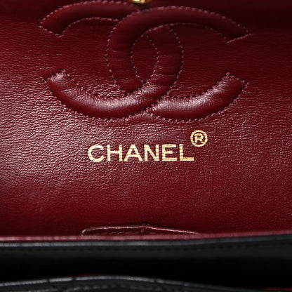 Chanel Lambskin Quilted Small Double Flap Black 9 of 18