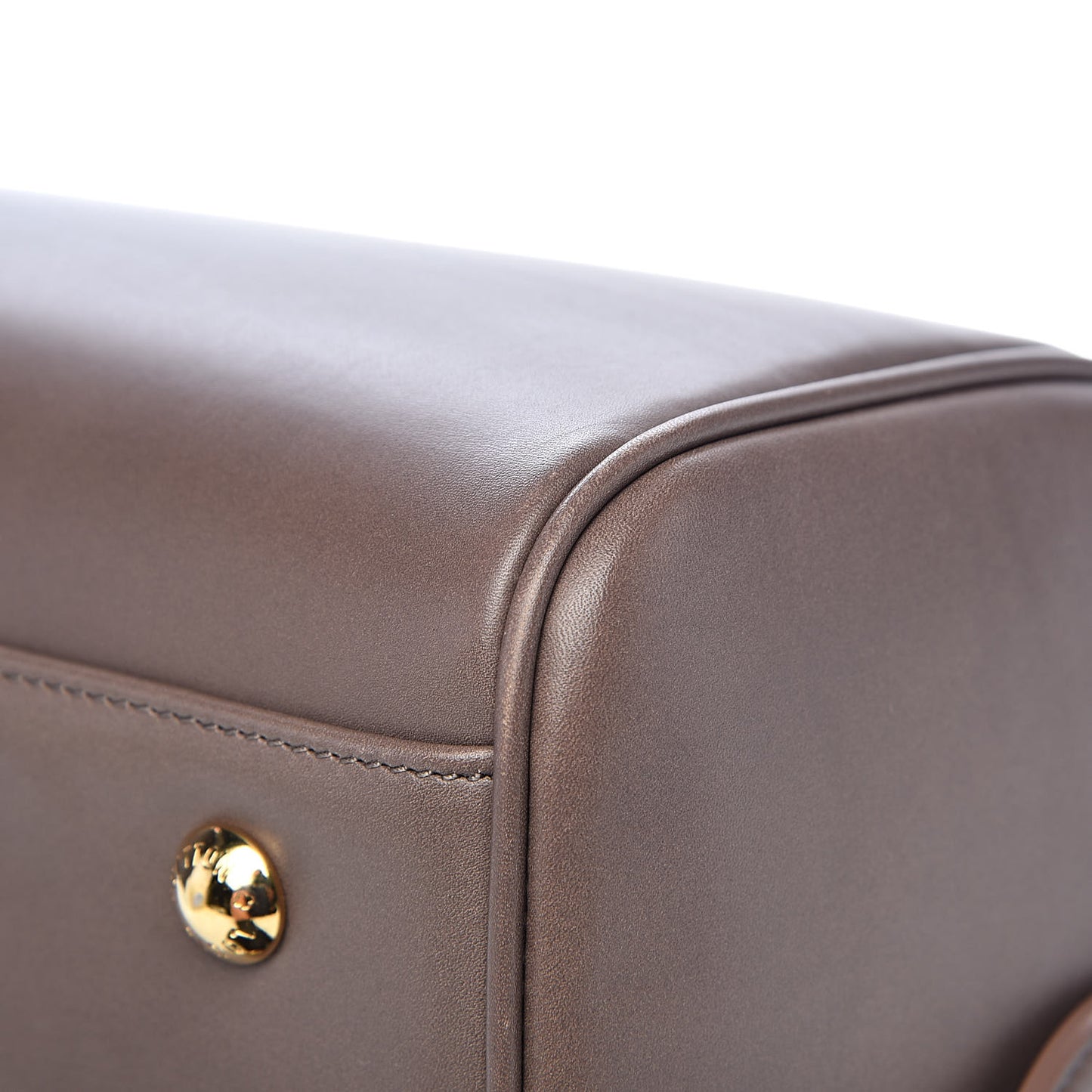 Cuir Orfevre Leather Neo Speedy PM Brown