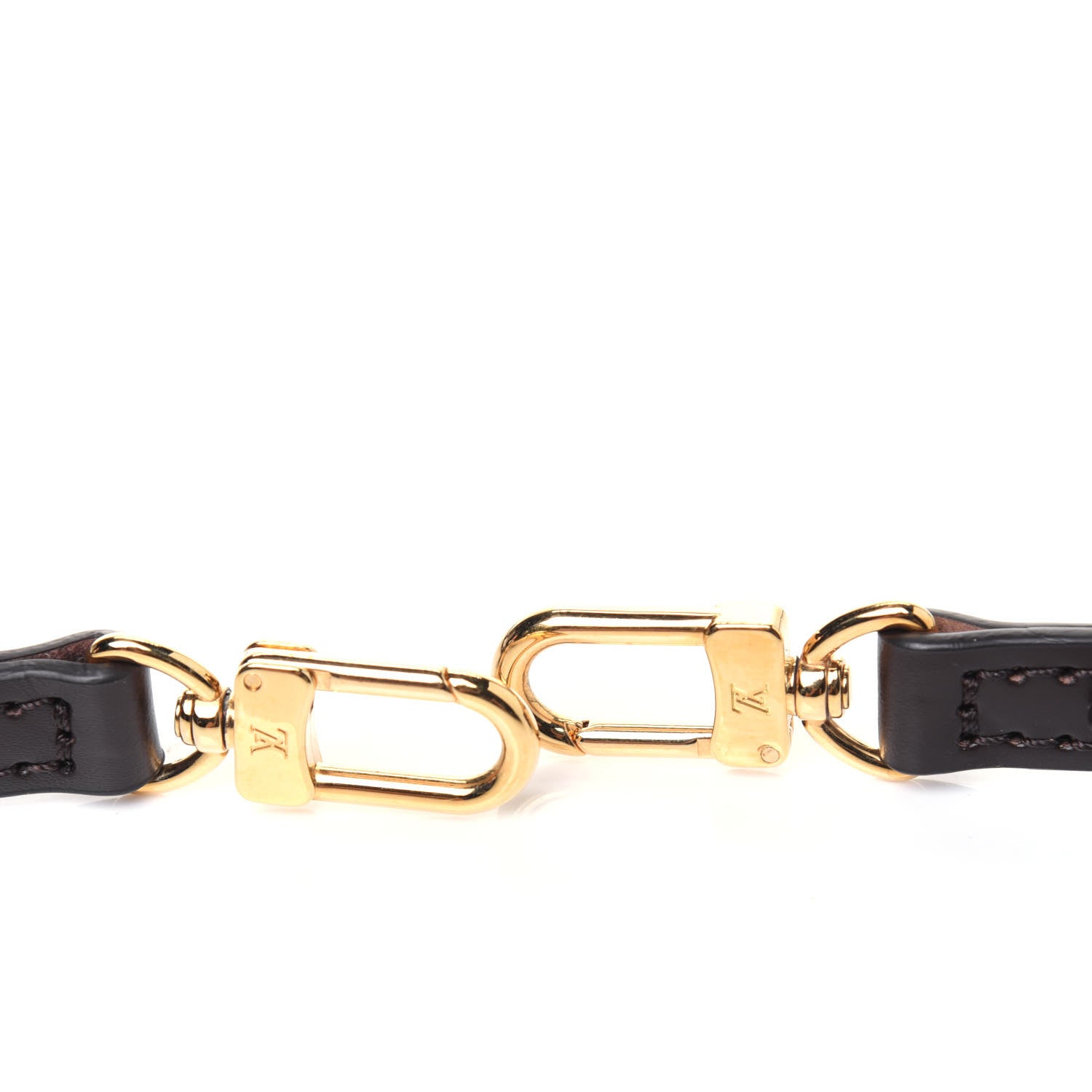 Louis Vuitton Calfskin 12mm Adjustable Shoulder Strap Brown 3 of 3