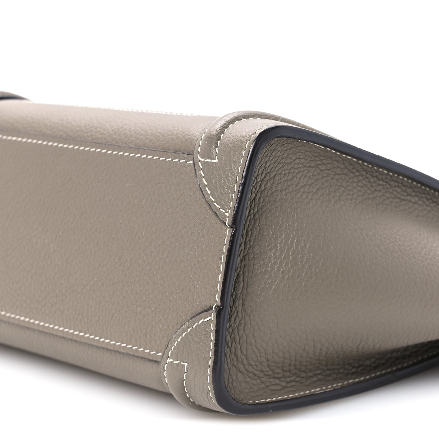 Drummed Calfskin Nano Luggage Souris