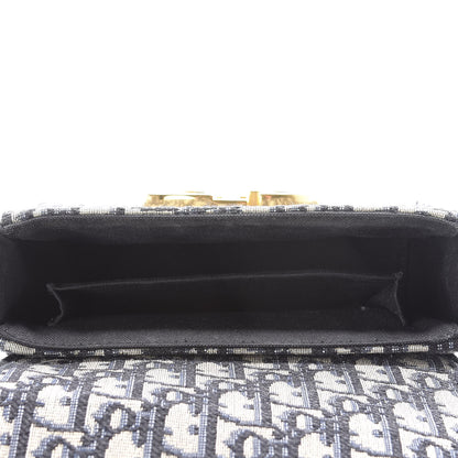 Christian Dior Oblique 30 Montaigne Box Bag Blue 6 of 13
