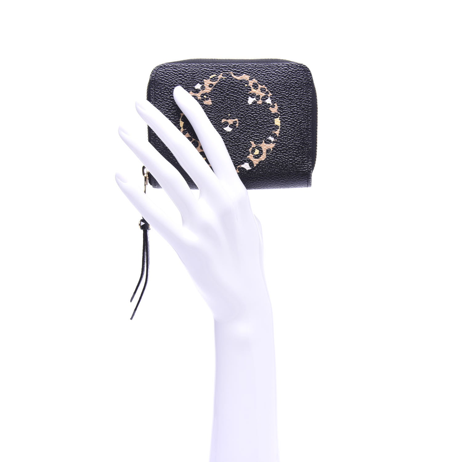 Louis Vuitton Monogram Giant Jungle Zippy Coin Purse Black 2 of 8