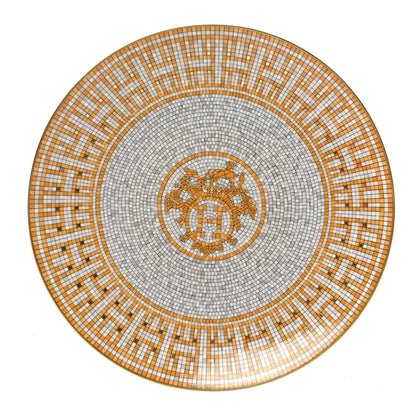 Hermes Porcelain Mosaique au 24 Dessert Plate Set of 2 2 of 5